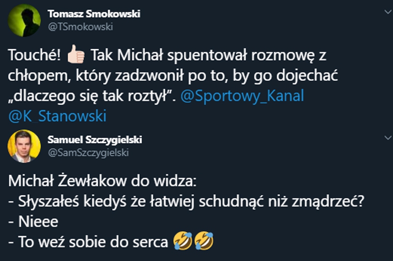 Tak Michał Żewłakow ODPOWIEDZIAŁ na pytanie widza! :D